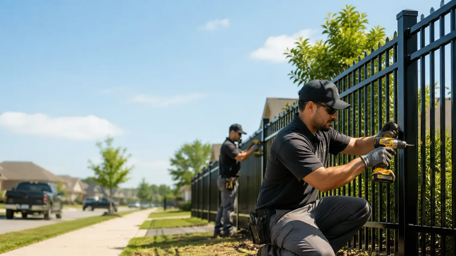 Metal Fence Installation in May, TX